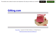 Tablet Screenshot of gifting.com